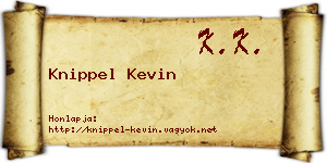 Knippel Kevin névjegykártya
